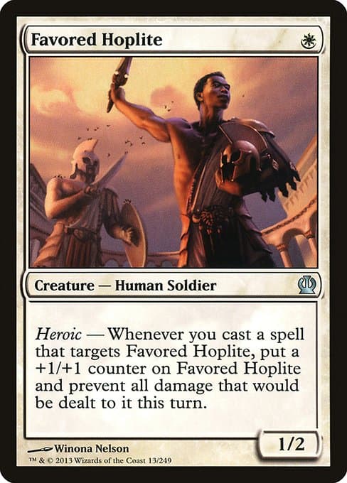 Favored Hoplite from Theros (Uncommon)