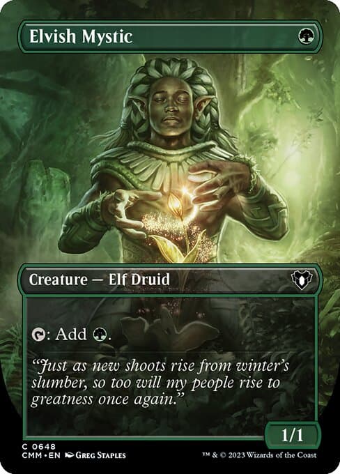 Elvish Mystic from Commander Masters (Common)