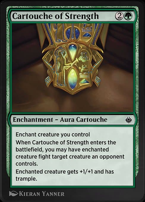 Cartouche of Strength from Amonkhet Remastered (Common)