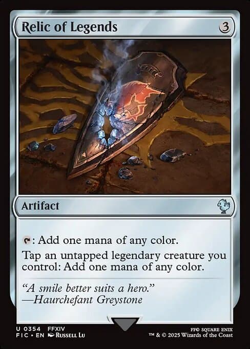 Relic of Legends from Final Fantasy Commander (Uncommon)