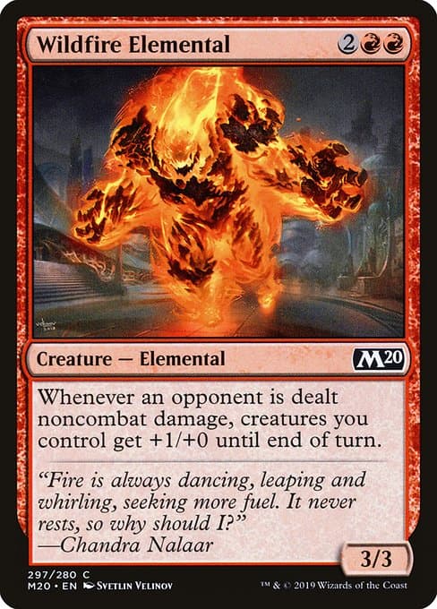 Wildfire Elemental from Core Set 2020 (Common)