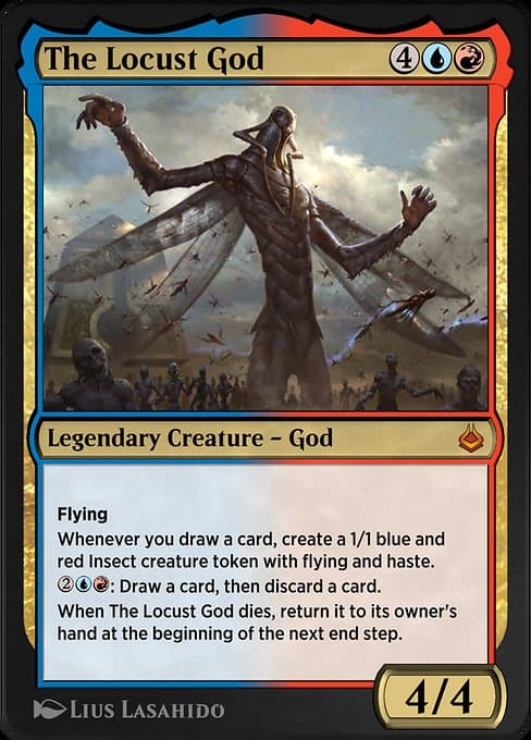 The Locust God from Amonkhet Remastered (Mythic)