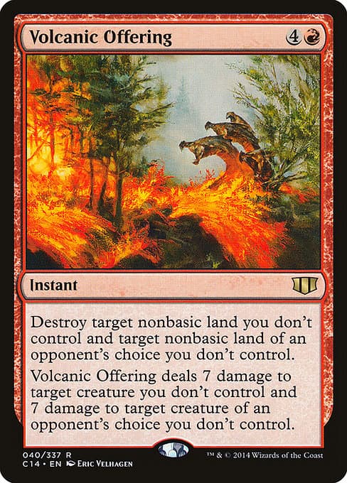 Volcanic Offering from Commander 2014 (Rare)