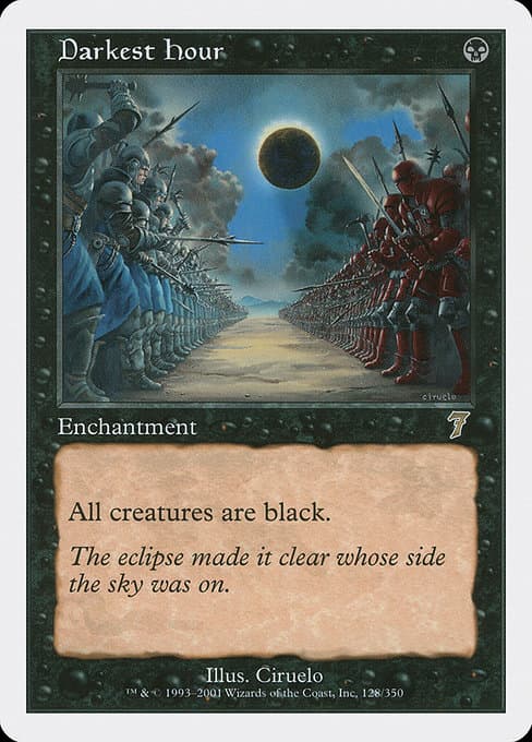 Darkest Hour from Seventh Edition (Rare)