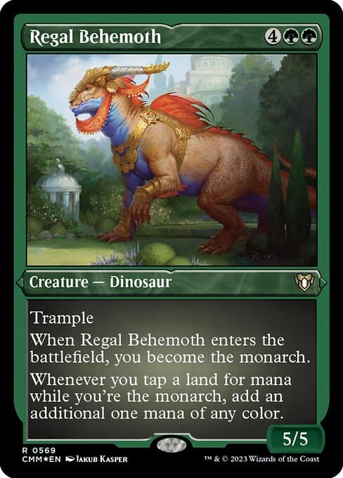 Regal Behemoth from Commander Masters (Rare)
