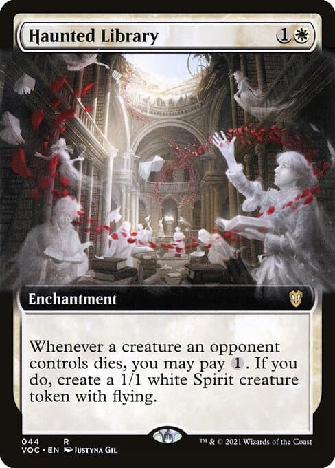 Haunted Library from Crimson Vow Commander (Rare)