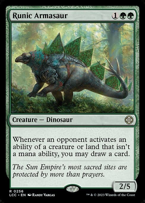 Runic Armasaur (Rare)