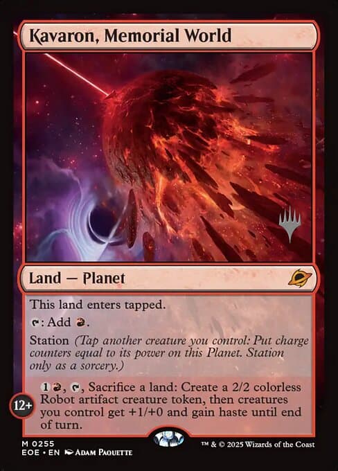 Kavaron, Memorial World from Edge of Eternities Promos (Mythic)