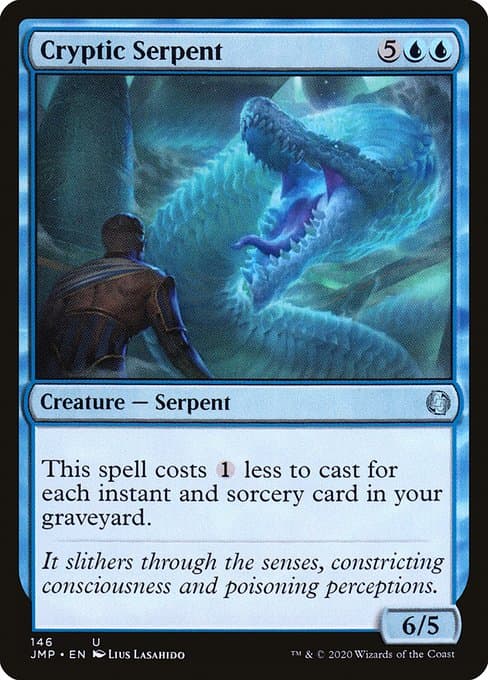 Cryptic Serpent from Jumpstart (Uncommon)