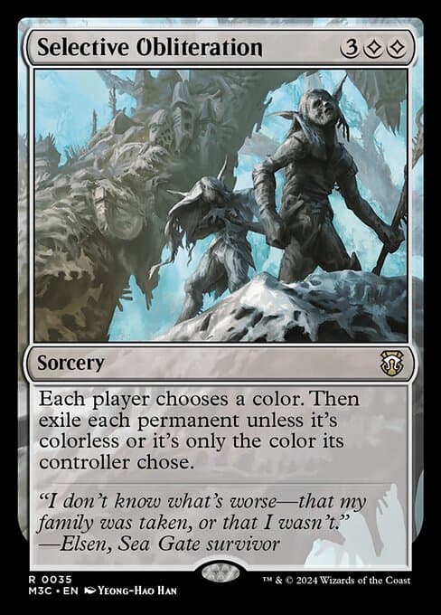 Selective Obliteration from Modern Horizons 3 Commander (Rare)