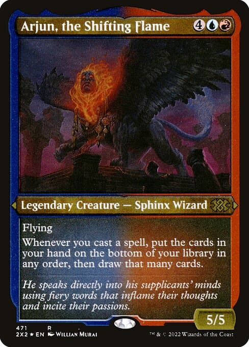 Arjun, the Shifting Flame from Double Masters 2022 (Rare)