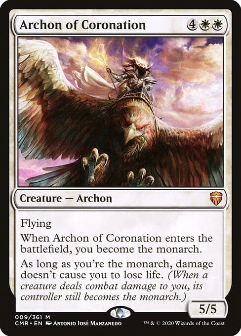 Archon of Coronation from Commander Legends (Mythic)