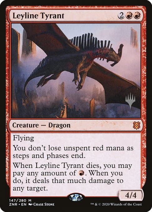 Leyline Tyrant from Zendikar Rising Promos (Mythic)
