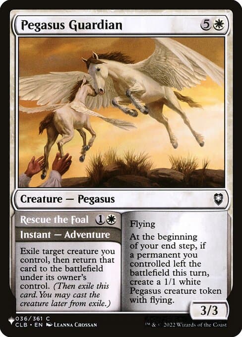 Pegasus Guardian // Rescue the Foal from The List (Common)