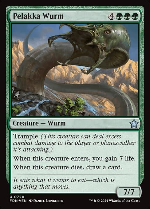 Pelakka Wurm from Foundations (Uncommon)