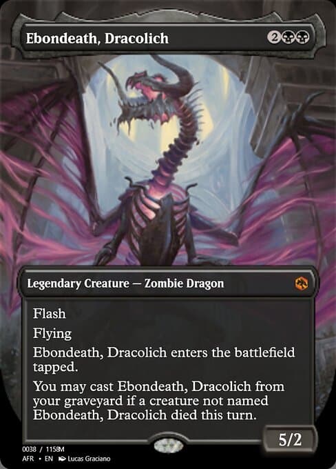 Ebondeath, Dracolich from Magic Online Promos (Mythic)