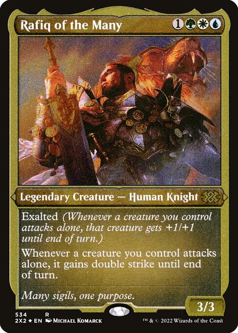 Rafiq of the Many from Double Masters 2022 (Rare)
