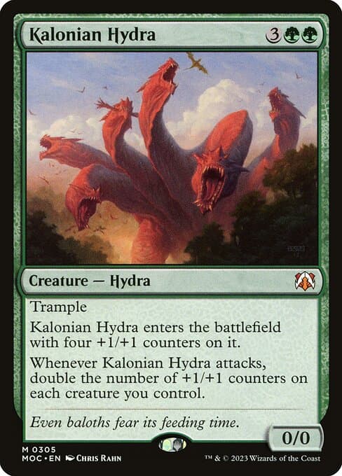 Kalonian Hydra from March of the Machine Commander (Mythic)