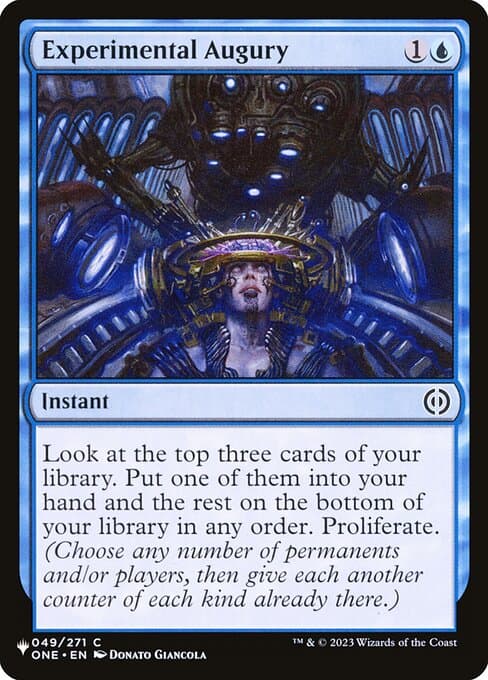 Experimental Augury from The List (Common)