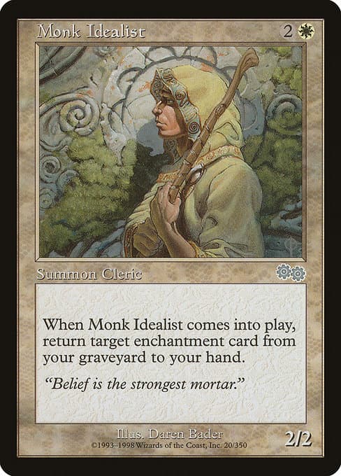 Monk Idealist from Urza's Saga (Uncommon)
