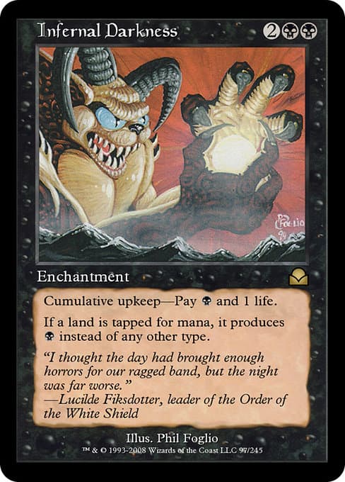 Infernal Darkness from Masters Edition II (Rare)