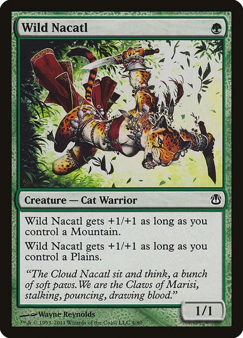 Wild Nacatl from Duel Decks: Ajani vs. Nicol Bolas (Common)