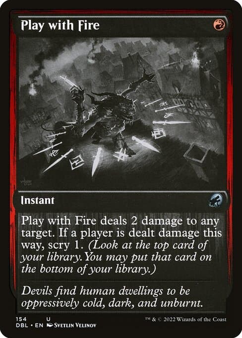 Play with Fire from Innistrad: Double Feature (Uncommon)