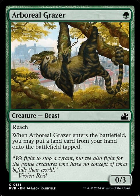 Arboreal Grazer from Ravnica Remastered (Common)