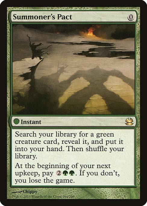 Summoner's Pact from Modern Masters (Rare)