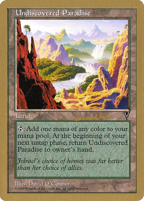 Undiscovered Paradise from World Championship Decks 1997 (Rare)