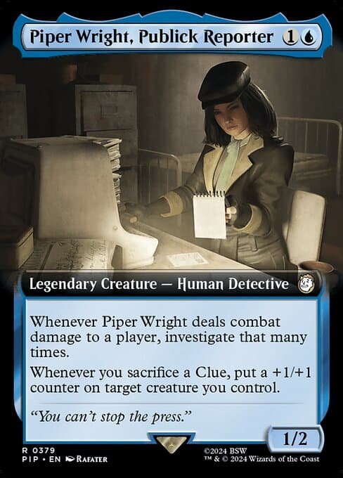 Piper Wright, Publick Reporter from Fallout (Rare)