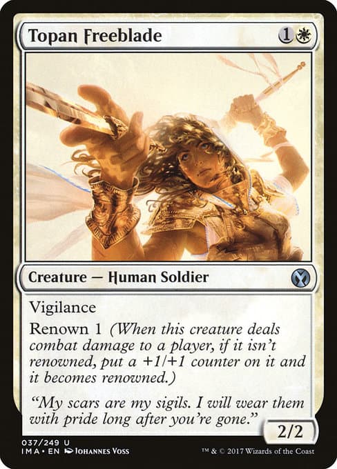 Topan Freeblade from Iconic Masters (Uncommon)