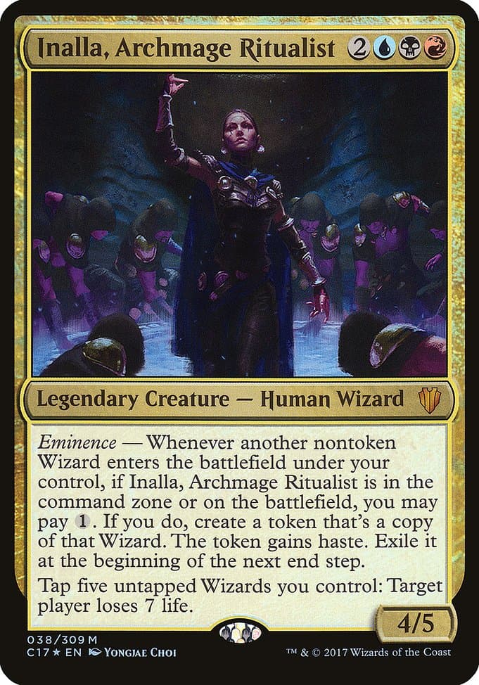 Inalla, Archmage Ritualist from Commander 2017 Oversized (Mythic)