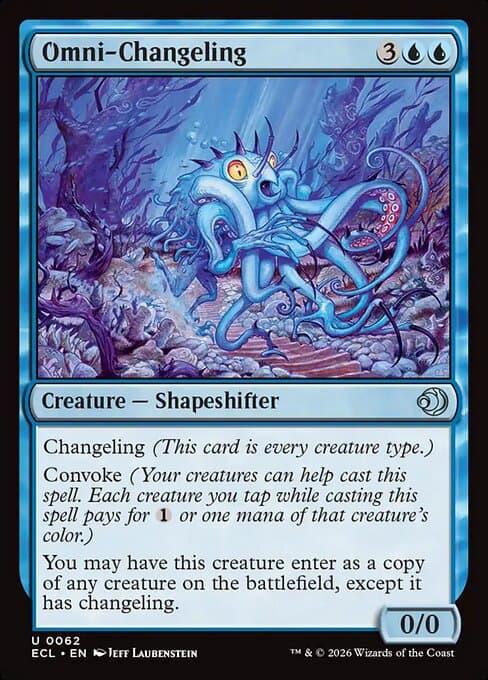 Omni-Changeling from Lorwyn Eclipsed (Uncommon)