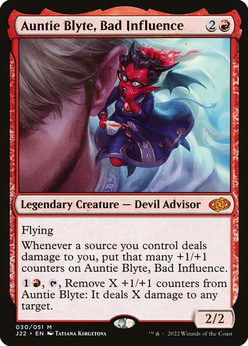 Auntie Blyte, Bad Influence from Jumpstart 2022 (Mythic)