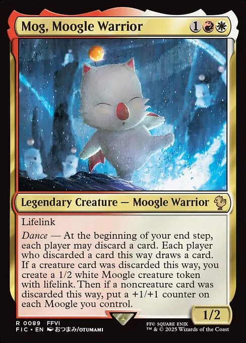 Mog, Moogle Warrior from Final Fantasy Commander (Rare)