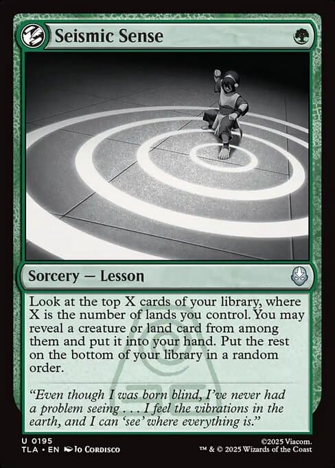 Seismic Sense (Uncommon)