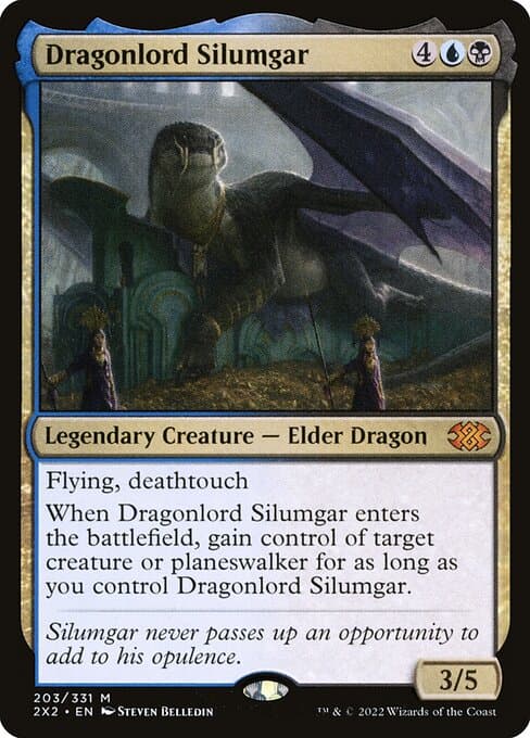 Dragonlord Silumgar from Double Masters 2022 (Mythic)