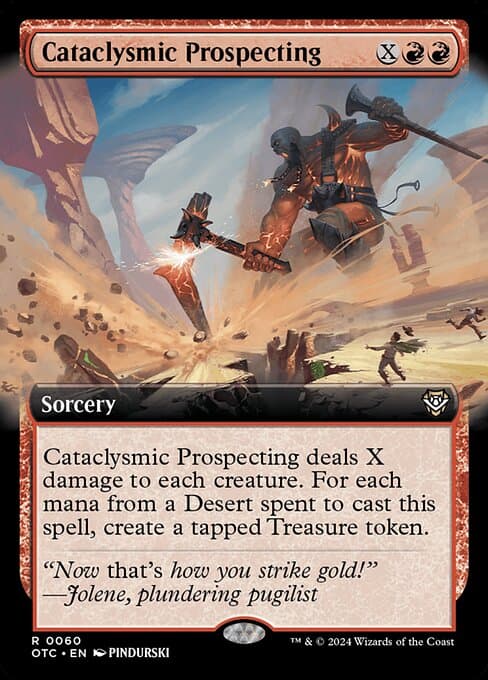 Cataclysmic Prospecting from Outlaws of Thunder Junction Commander (Rare)