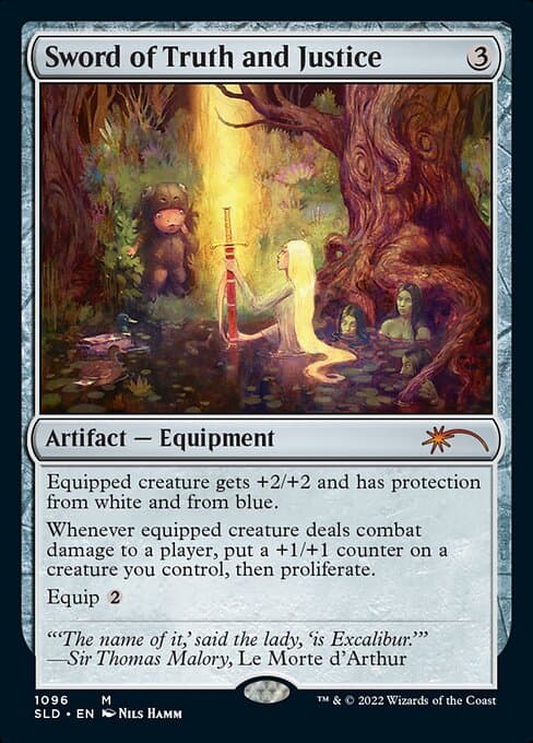 Sword of Truth and Justice from Secret Lair Drop (Mythic)