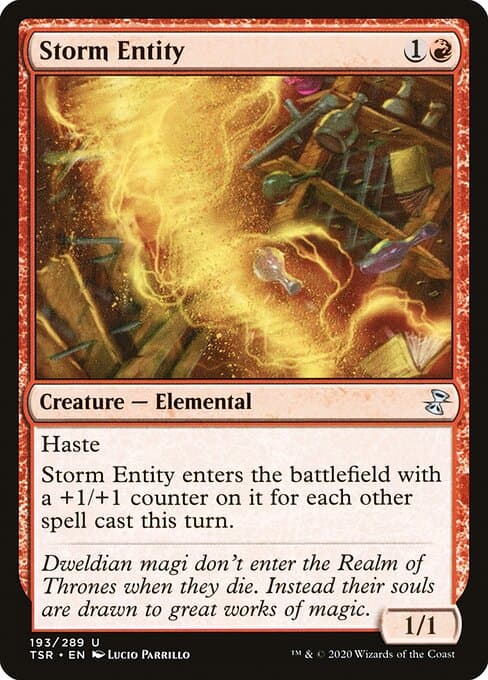 Storm Entity from Time Spiral Remastered (Uncommon)