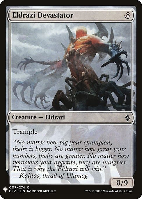 Eldrazi Devastator from The List (Common)