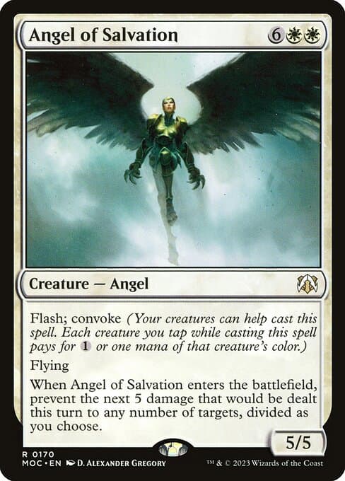 Angel of Salvation from March of the Machine Commander (Rare)