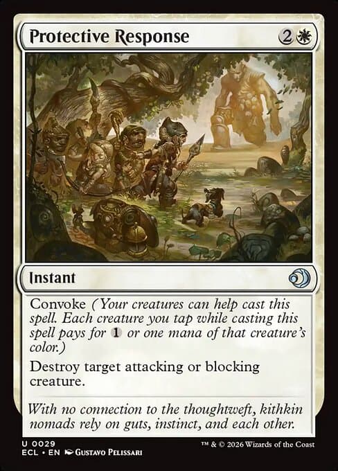 Protective Response from Lorwyn Eclipsed (Uncommon)