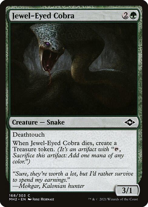 Jewel-Eyed Cobra from Modern Horizons 2 (Common)