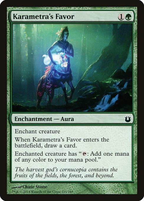 Karametra's Favor from Born of the Gods (Common)