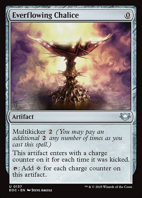Everflowing Chalice from Edge of Eternities Commander (Uncommon)