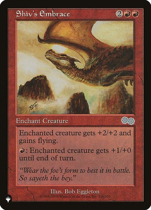 Shiv's Embrace from The List (Uncommon)