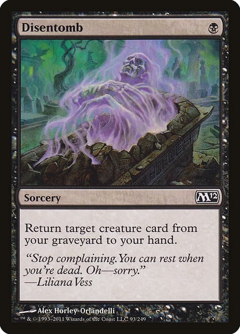 Disentomb from Magic 2012 (Common)