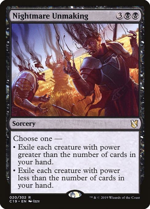 Nightmare Unmaking from Commander 2019 (Rare)